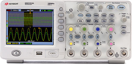 KEYSIGHT DSO1014A 示波器，100MHz，4个模拟通道