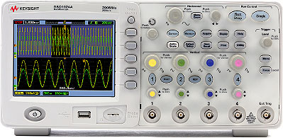 KEYSIGHT DSO1024A 示波器，200MHz，4个模拟通道