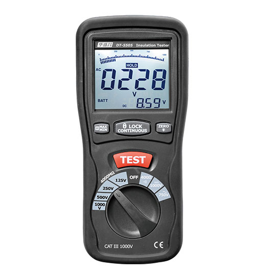 CEM DT-5500/DT-5505 数字绝缘电阻测试仪