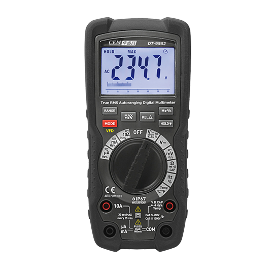 华盛昌 DT-9560/9561/9562 工业级6000位真有效值数字万用表