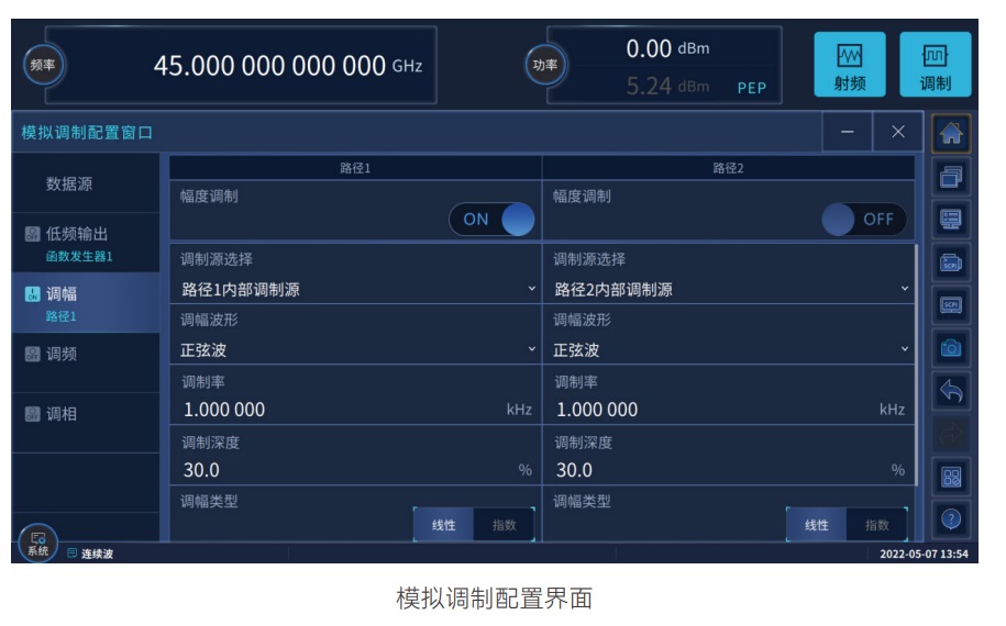 齐全的模拟调制