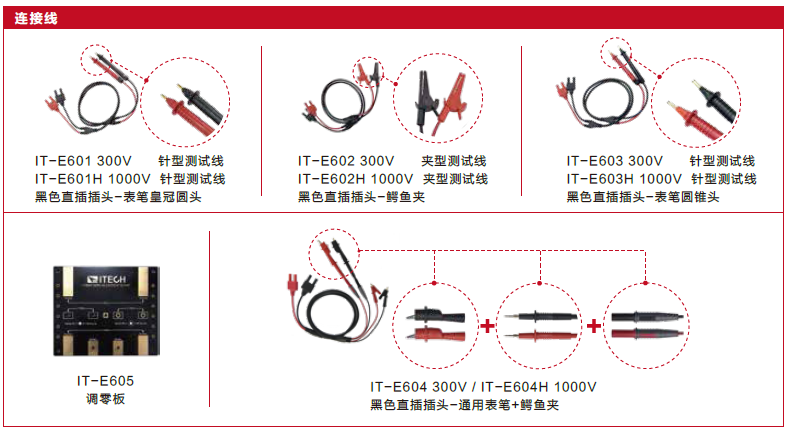 ITECH IT5100系列内阻测试仪丰富的配件