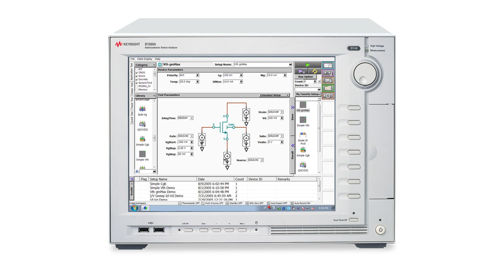 keysight b1500a 半导体器件参数分析仪