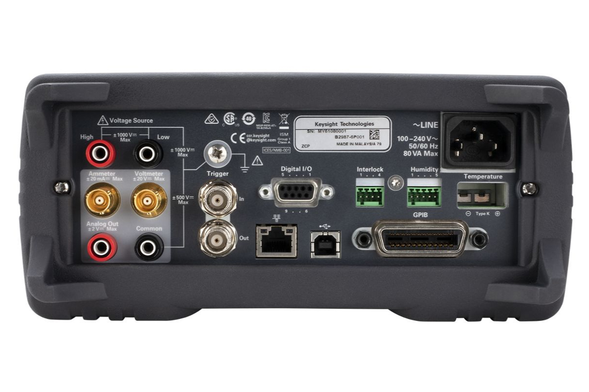 KEYSIGHT B2987C 静电计/高阻表