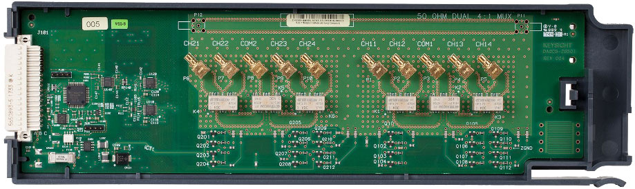 KEYSIGHT DAQM905A 用于 DAQ970A 的 2 GHz 双路 1:4 射频多路复用器 50 Ω 模块