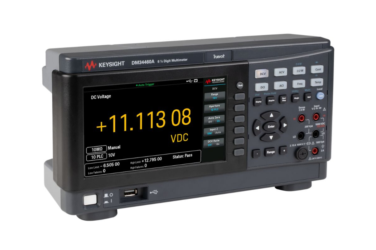 KEYSIGHT DM34460A 6位半双显示数字万用表