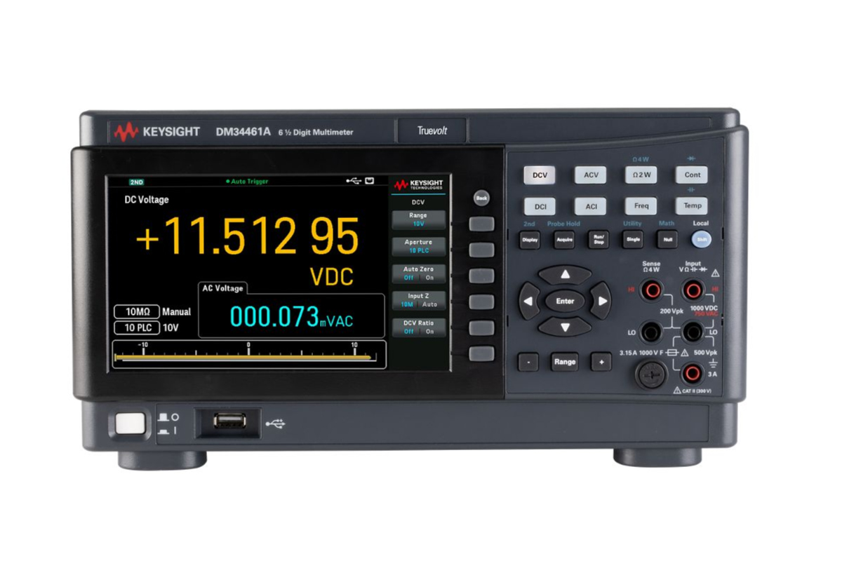 KEYSIGHT DM34461A 6位半双显示数字万用表