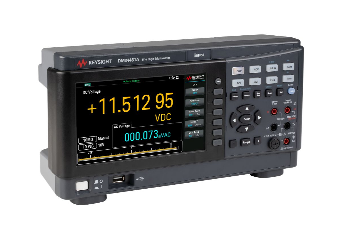 KEYSIGHT DM34461A 6位半双显示数字万用表