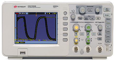 KEYSIGHT DSO1052B 示波器，50 MHz，2 个模拟通道