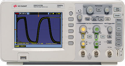 KEYSIGHT DSO1072B 示波器，70 MHz，2 个模拟通道
