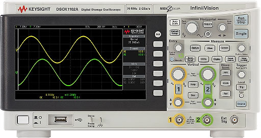 KEYSIGHT DSOX1102A 示波器：70/100 MHz，2 个模拟通道