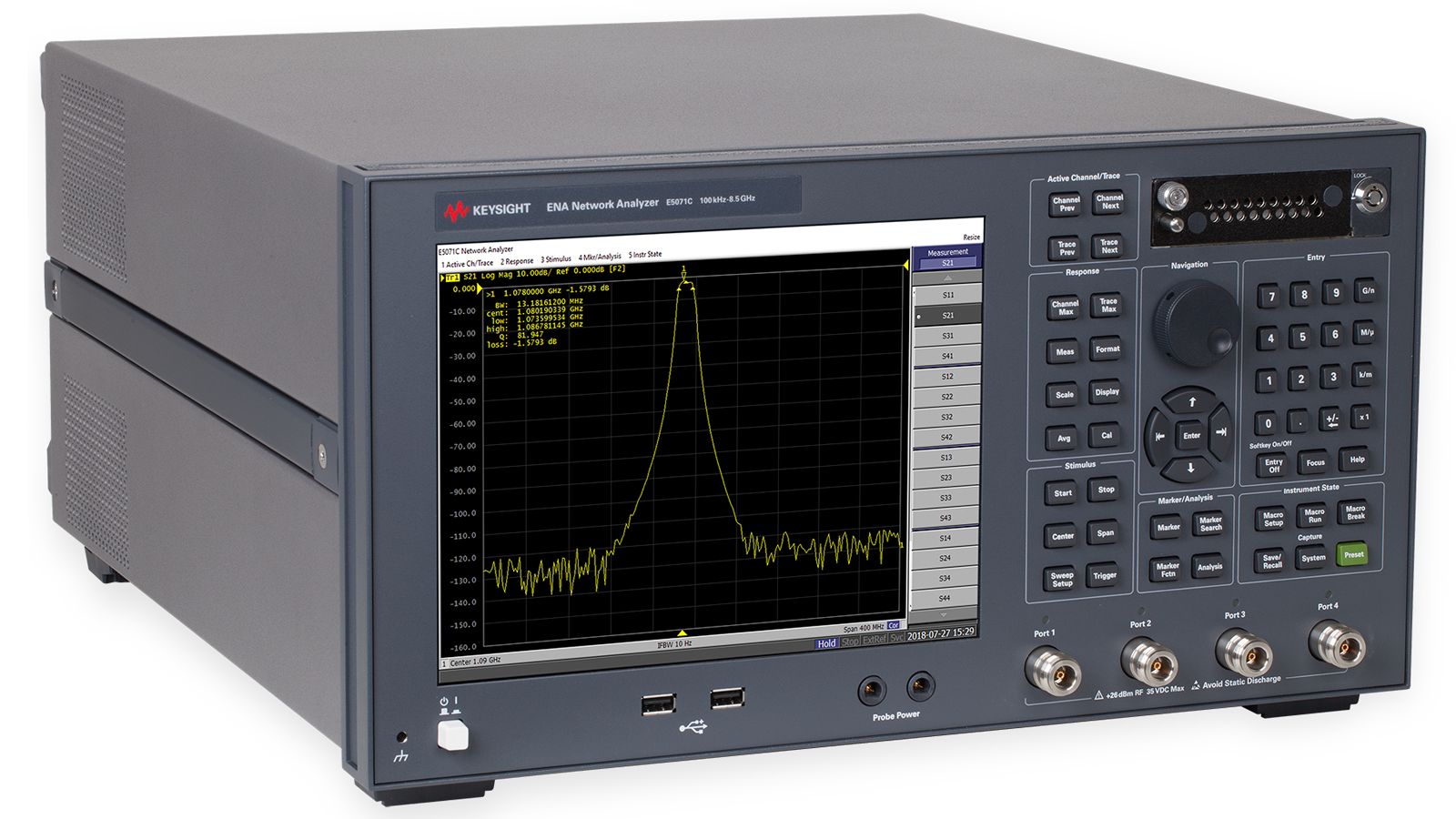KEYSIGHT E5071C ENA 网络分析仪