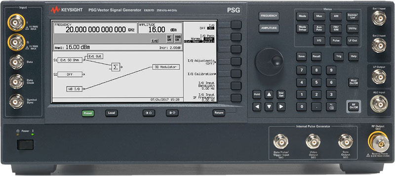 KEYSIGHT E8267D PSG 矢量信號發生器，100 kHz 至 44 GHz