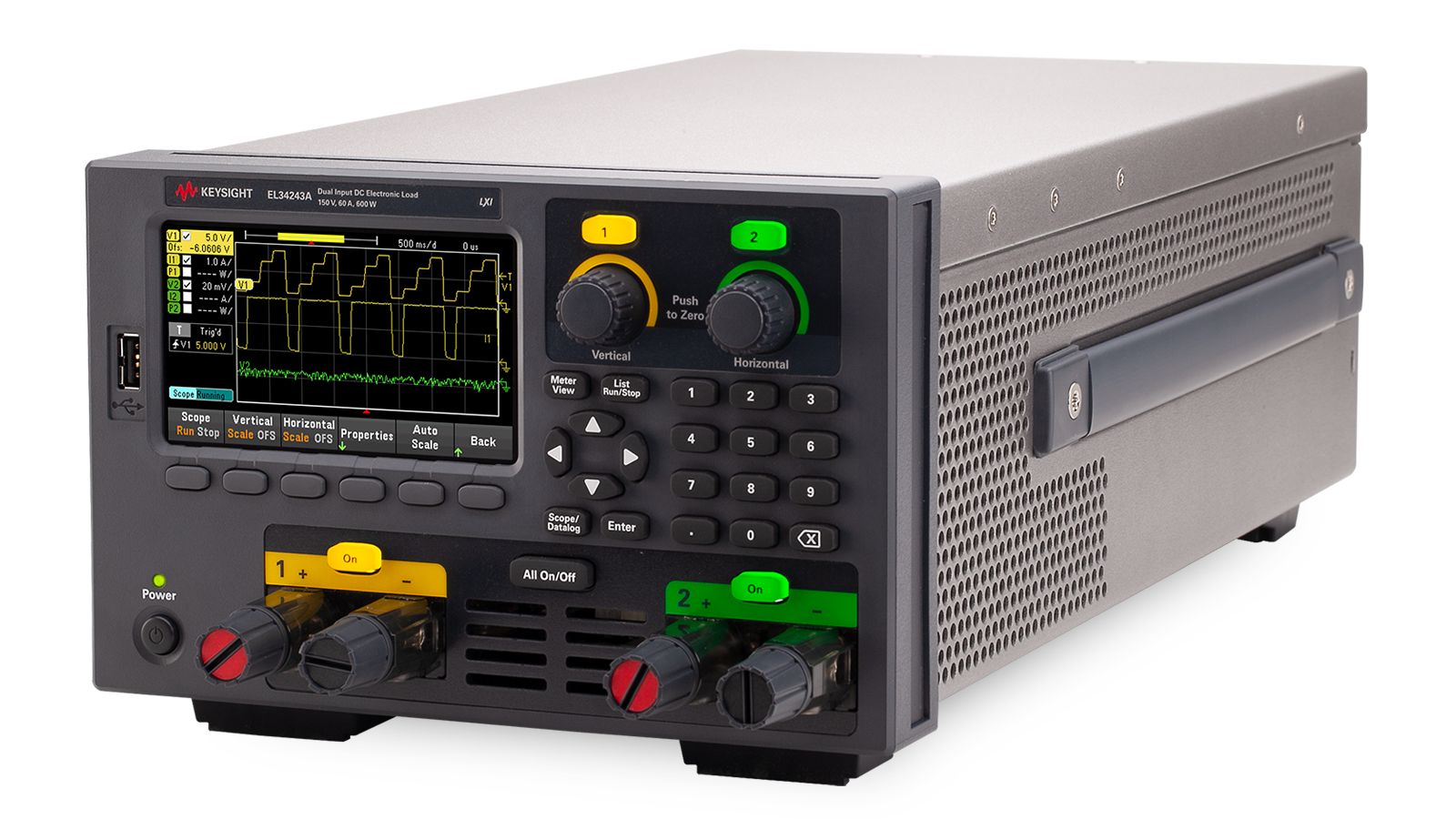 KEYSIGHT EL34243A 600W 台式电子负载，双输入