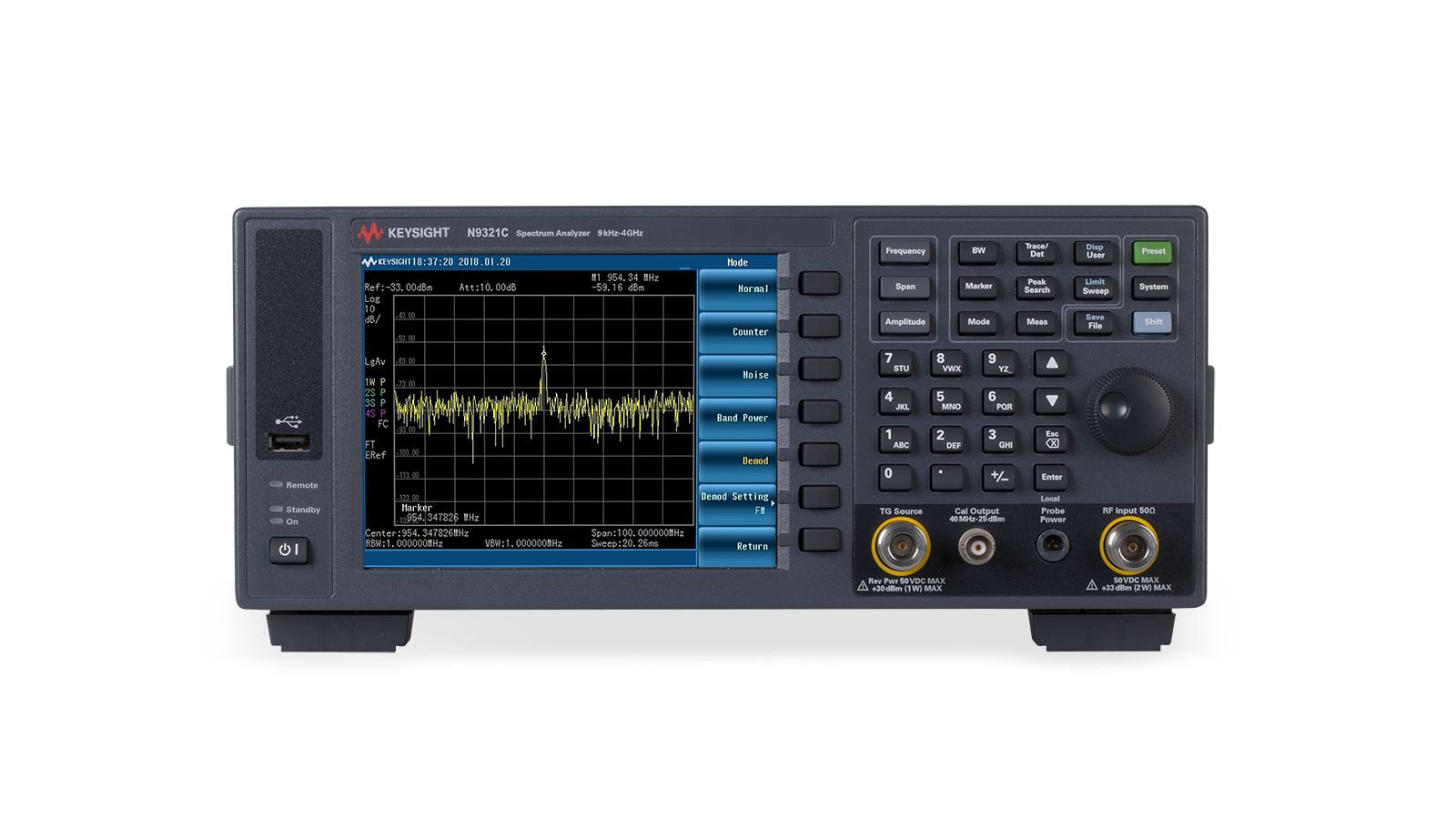 N9321C 基础频谱分析仪 (BSA)