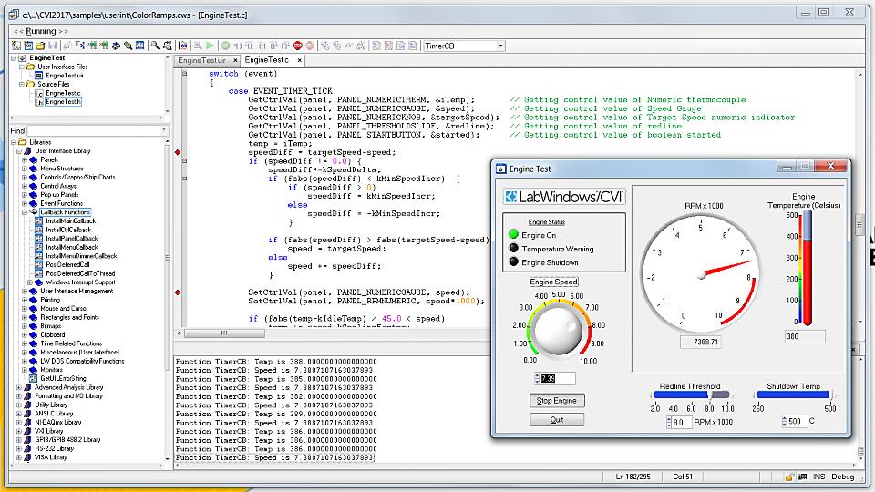 NI LabWindows/CVI 编程软件