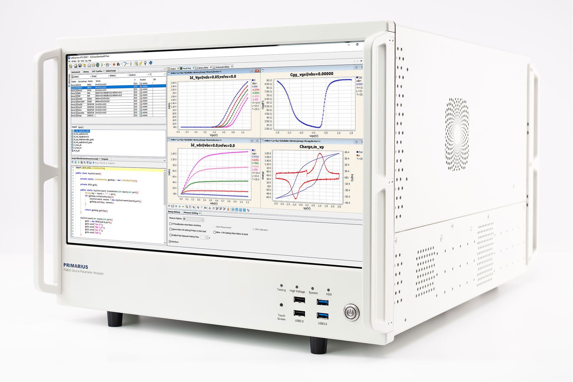 Primarius FS800 器件参数分析仪