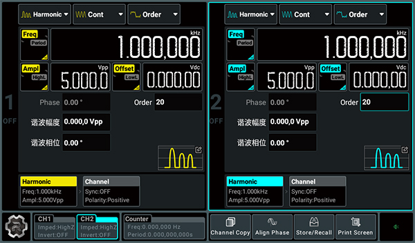 RIGOL DG800 Pro系列函数/任意波形发生器