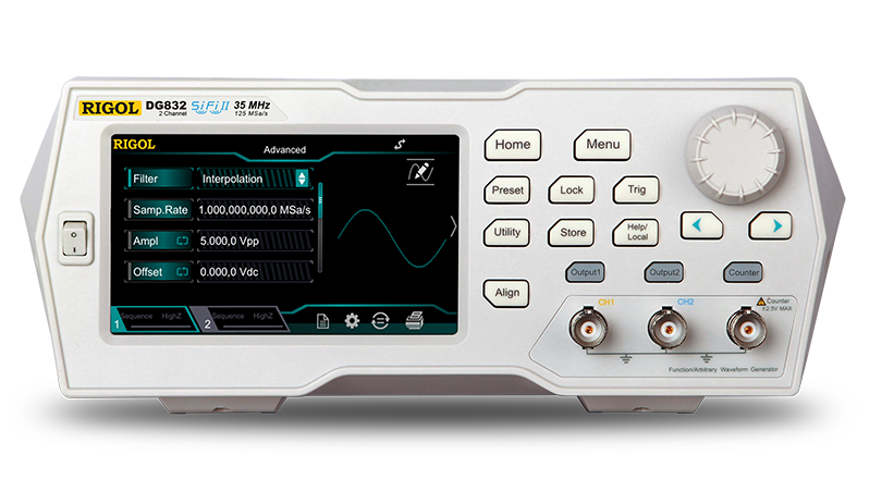 RIGOL DG800系列 函数/任意波形发生器