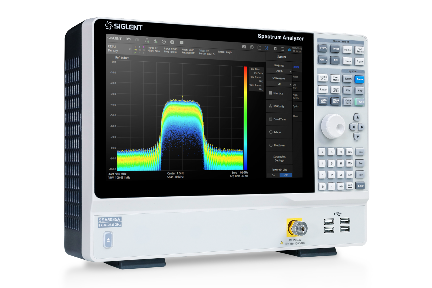 鼎阳科技 SSA5000A 频谱分析仪