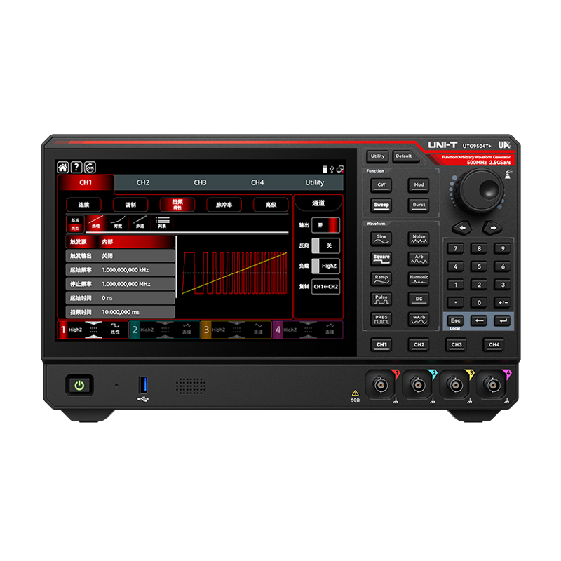 优利德 UTG9000T+系列 函数/任意波形发生器