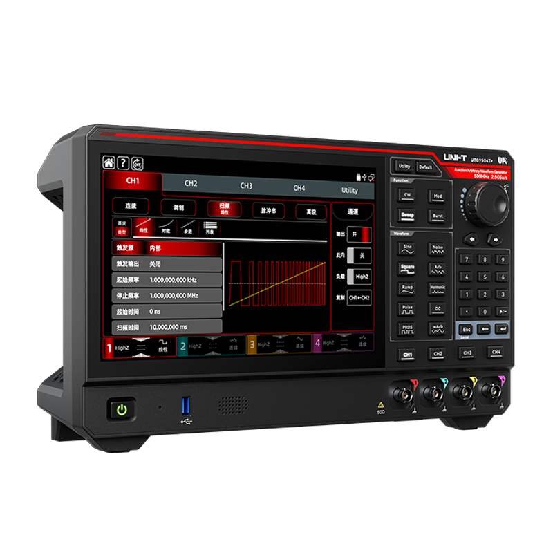 优利德 UTG9000T+系列 函数/任意波形发生器