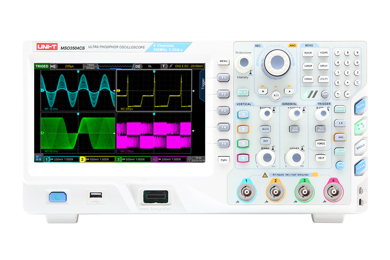 UNI-T MSO/UPO3000CS系列 混合信号示波器