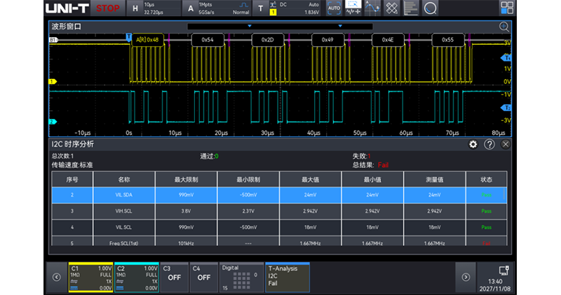 优利德 MSO6000HDP系列 示波器