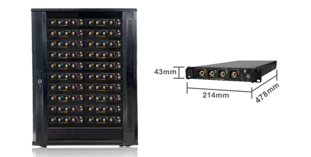 UNI-T UPO7000L系列数字荧光示波器多机集成，高效利用机架