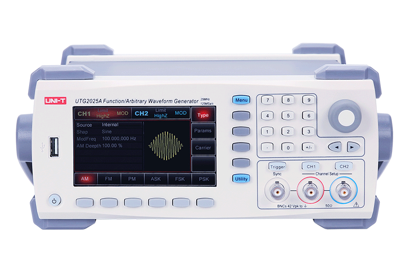 UNI-T UTG2000A系列 雙通道函數/任意波形發生器（UTG2025A）
