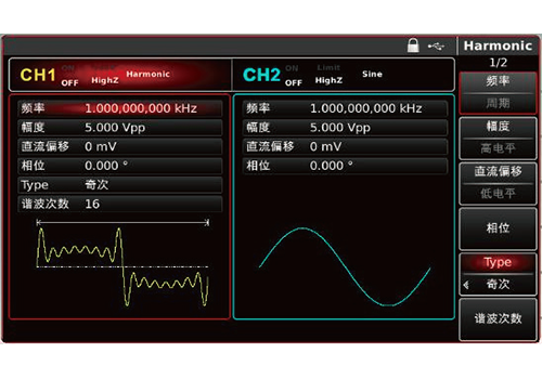 UTG4000A系列 函数/任意波形发生器