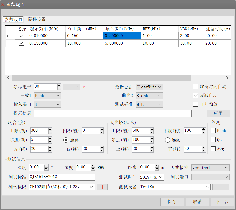 优来测 YLCSOFT10/20/30 EMC测试软件