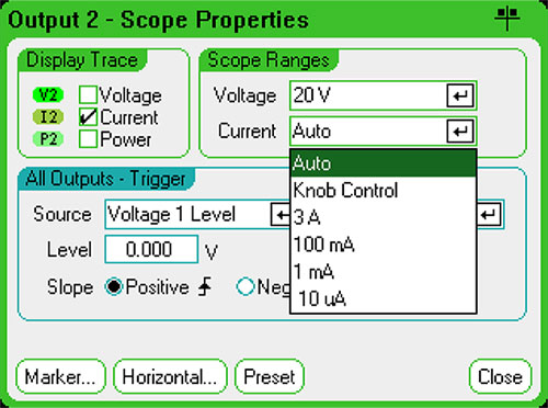 图 6 Scope Properties